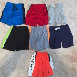 Seven Boy’s Athletic Shorts including Two Nike
